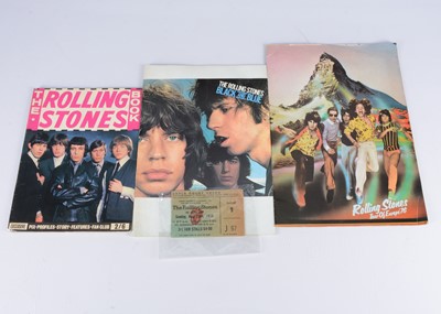Lot 461 - Rolling Stones Programmes / Ticket