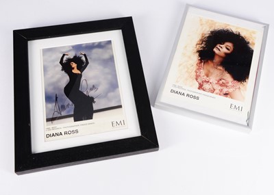 Lot 465 - Diana Ross Promo Photos / Signatures