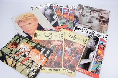 Lot 476 - David Bowie Tour Programmes