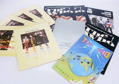 Lot 480 - The Who Concert Programmes