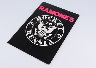 Lot 497 - Ramones Tour Programme