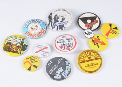Lot 503 - Rock / Counter culture plus Pin Badges