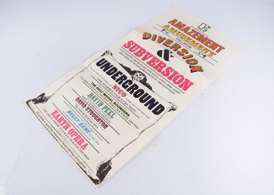 Lot 528 - Elektra Promo Poster / Nico etc
