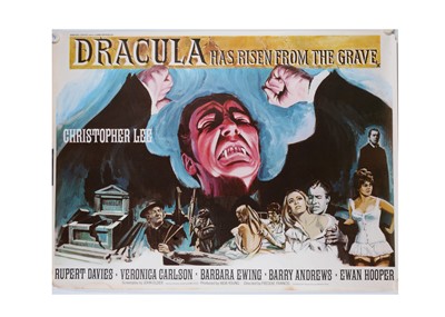 Lot 542 - Dracula Has Risen From The Grave (1968) UK Quad Poster