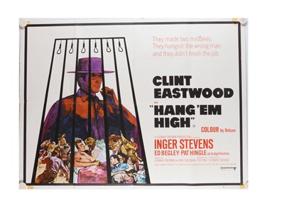 Lot 547 - Hang 'Em High (1968) UK Quad poster