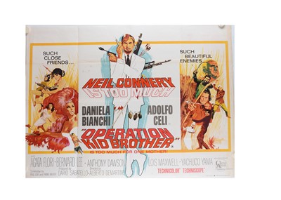 Lot 558 - Operation Kid Brother (1967) UK Quad poster
