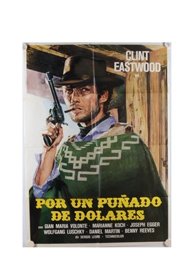 Lot 572 - A Fistful Of Dollars (1964) Spanish One Sheet Film Poster