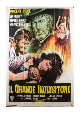 Lot 579 - Witchfinder General (1968) Italian 2 Fogli Film Poster