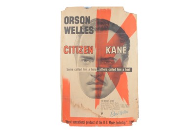 Lot 651 - Orson Welles / Citizen Kane Poster / Signed