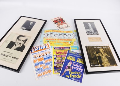 Lot 659 - Tony Hancock Programme / Signature / Flyers