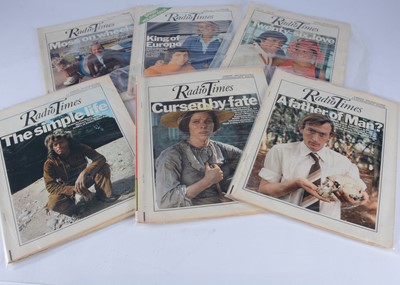 Lot 665 - 1973 Radio Times Magazines