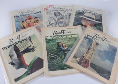 Lot 666 - 1974 Radio Times Magazines