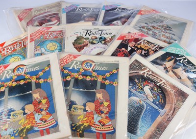 Lot 678 - Christmas Radio Times Magazines