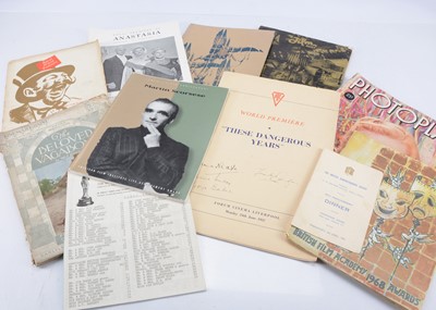 Lot 687 - Film Premier Programmes / Trade Publications