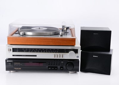 Lot 764 - Connoisseur Deck / Sony Technics Tuners / Speakers