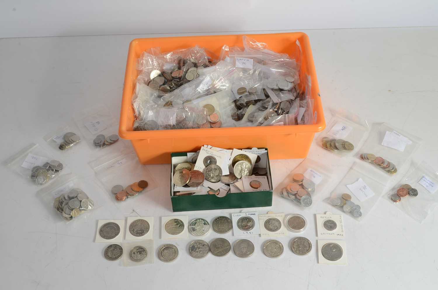 Lot 6 - A large accumulation of world coinage