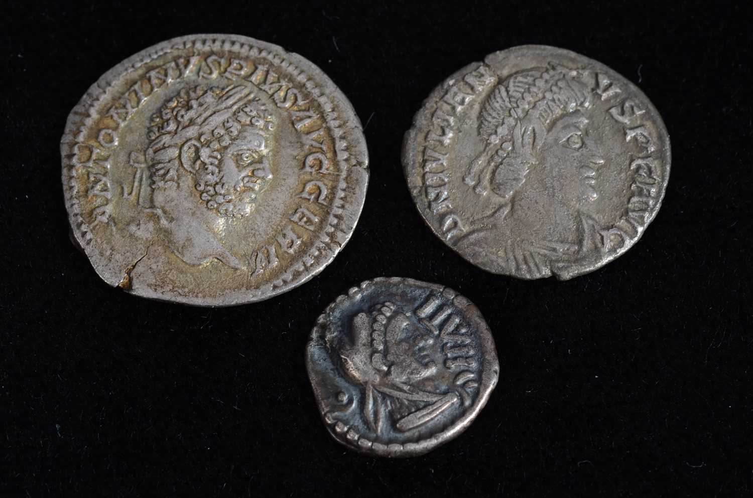 Lot 7 - A collection of three silver Roman coins