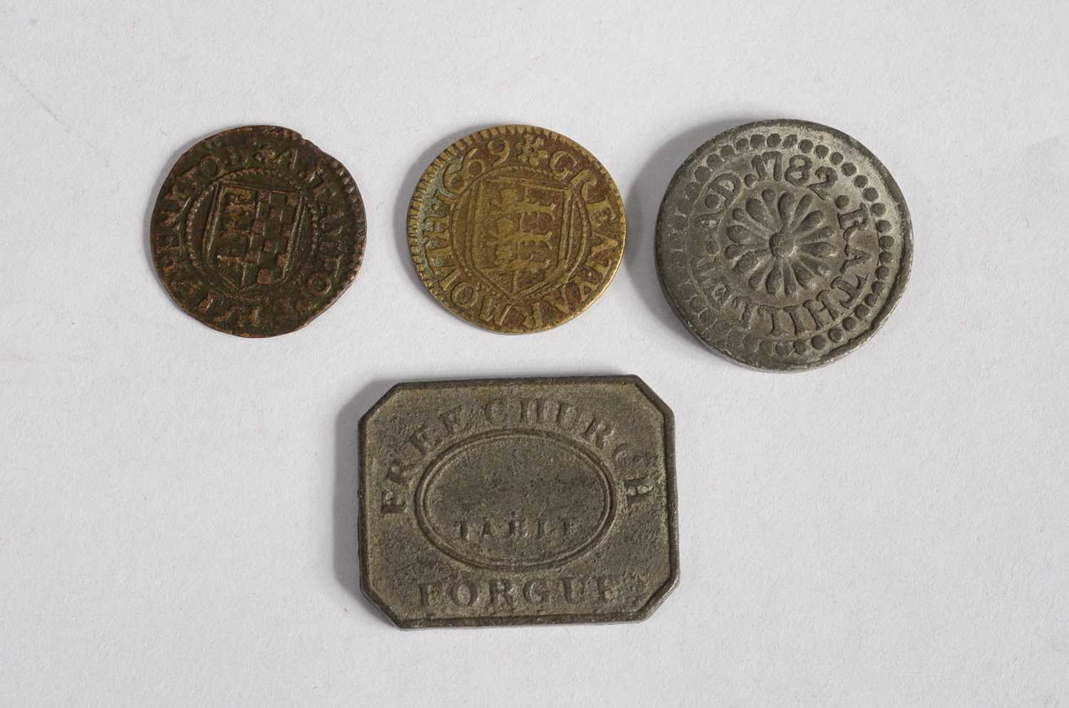 Lot 14 - A  17th Century Stamford Lincolnshire copper halfpenny token