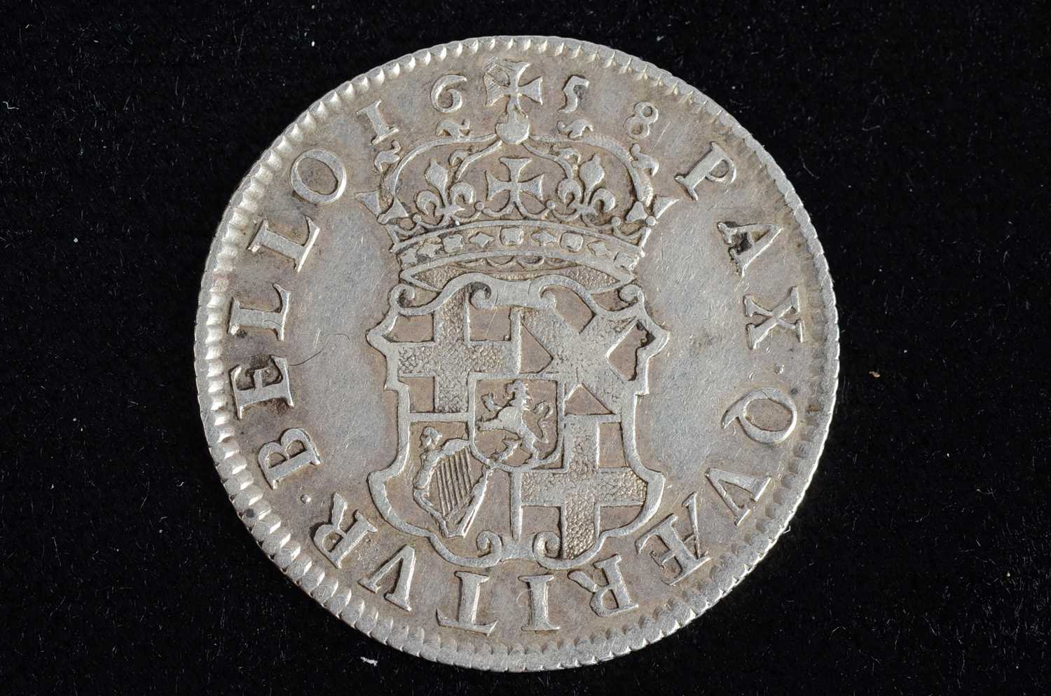 Lot 15 - An Oliver Cromwell Silver Shilling