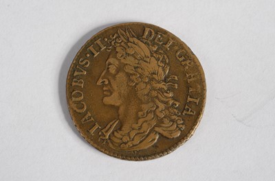 Lot 22 - A James II Copper Half Crown