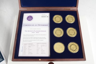 Lot 26 - A collection of Gold plated medallions