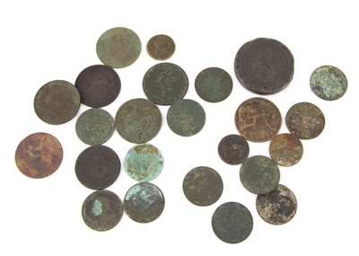 Lot 332 - A collection of George III and later copper coinage