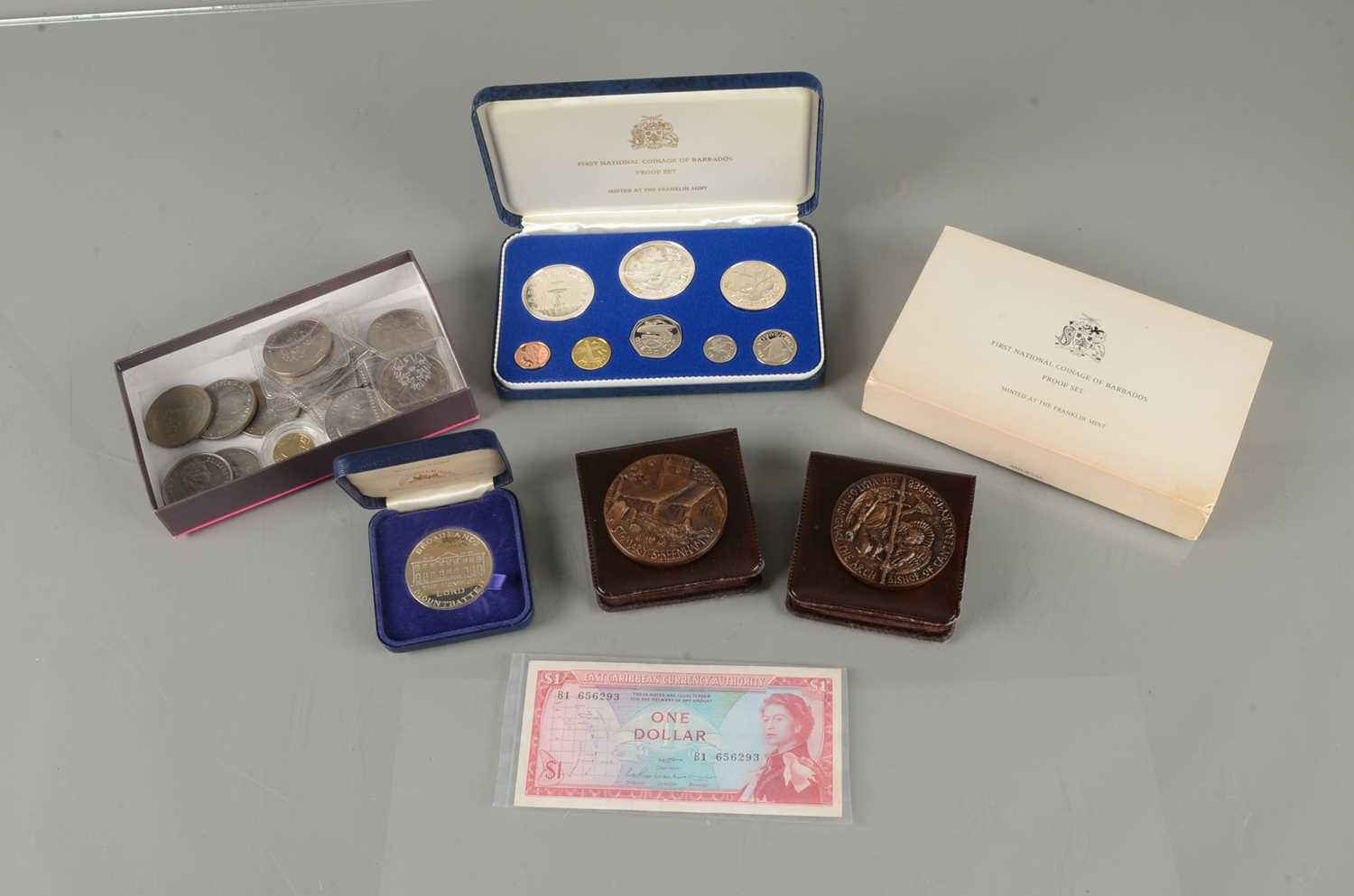 Lot 39 - A 1973 Barbados Proof coin set