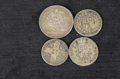 Lot 44 - A small group of Victorian silver  coinage