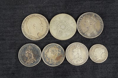 Lot 44 - A small group of Victorian silver  coinage