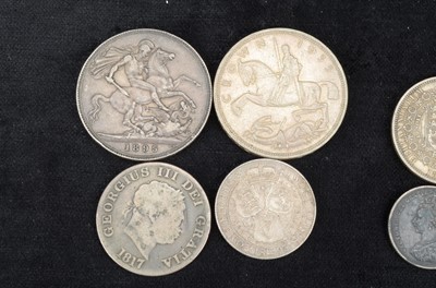 Lot 45 - A collection of British pre decimal Silver and Copper coinage