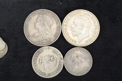 Lot 45 - A collection of British pre decimal Silver and Copper coinage