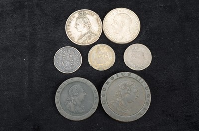 Lot 45 - A collection of British pre decimal Silver and Copper coinage