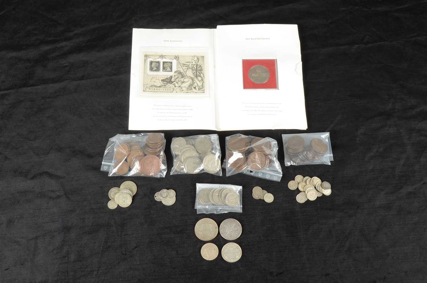 Lot 52 - A small collection of British silver coinage