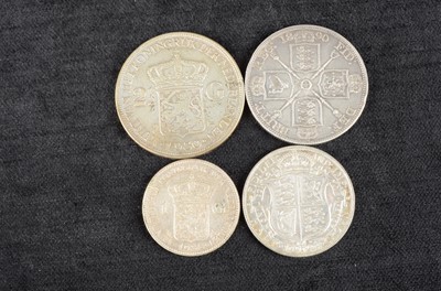 Lot 52 - A small collection of British silver coinage