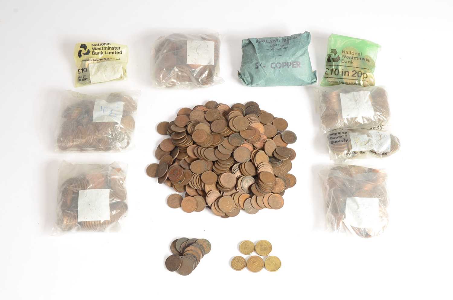 Lot 55 - A collection of British copper coinage