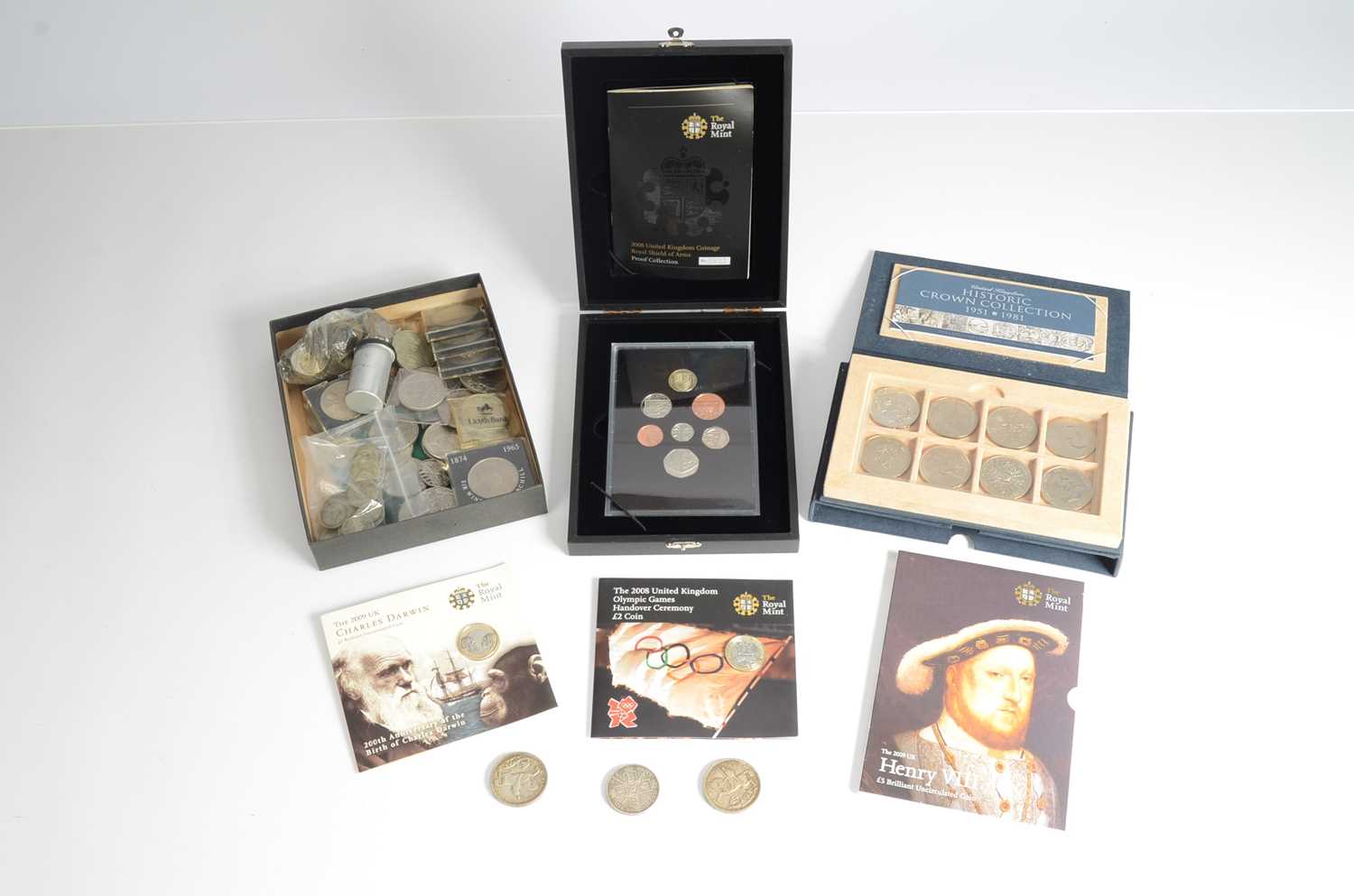 Lot 56 - A collection of British coinage