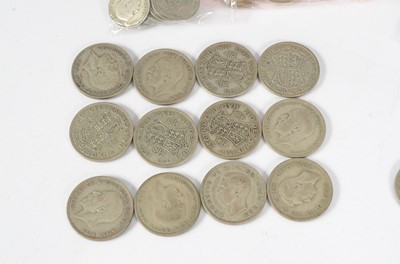 Lot 70 - A quantity of British pre 1947 Silver coinage