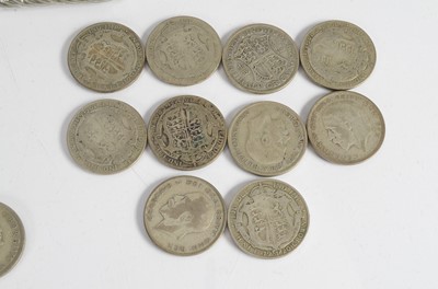 Lot 70 - A quantity of British pre 1947 Silver coinage