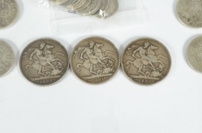 Lot 73 - A collection of British Victoria silver coinage