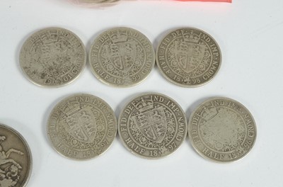 Lot 73 - A collection of British Victoria silver coinage