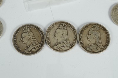 Lot 73 - A collection of British Victoria silver coinage