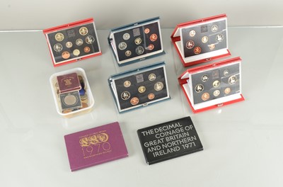 Lot 77 - Seven Royal Mint Proof coin sets