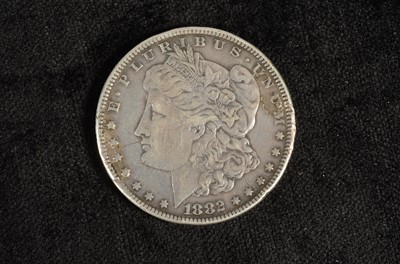 Lot 78 - United States silver 'Morgan' one dollar coin