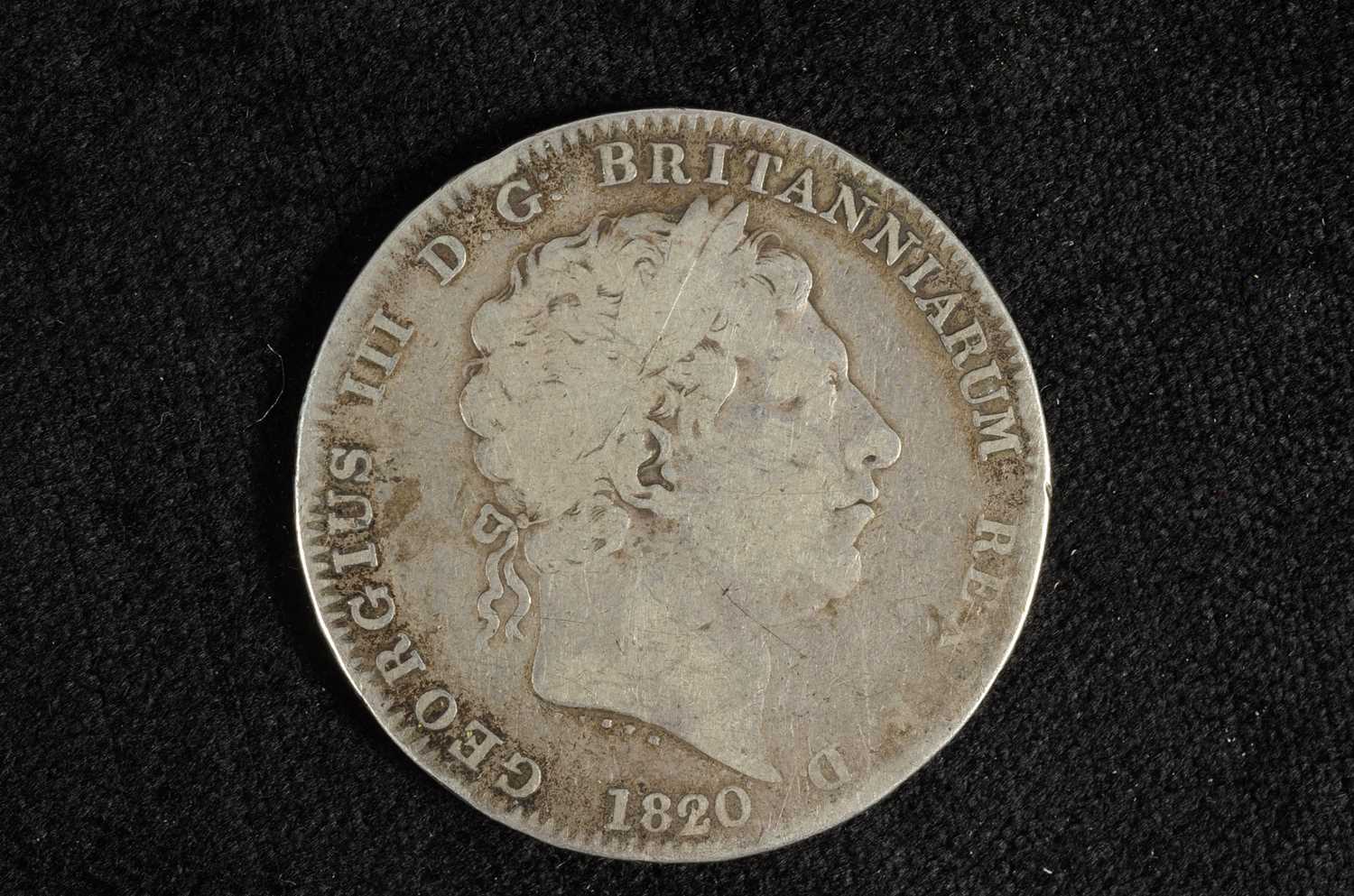 Lot 79 - George III silver crown coin