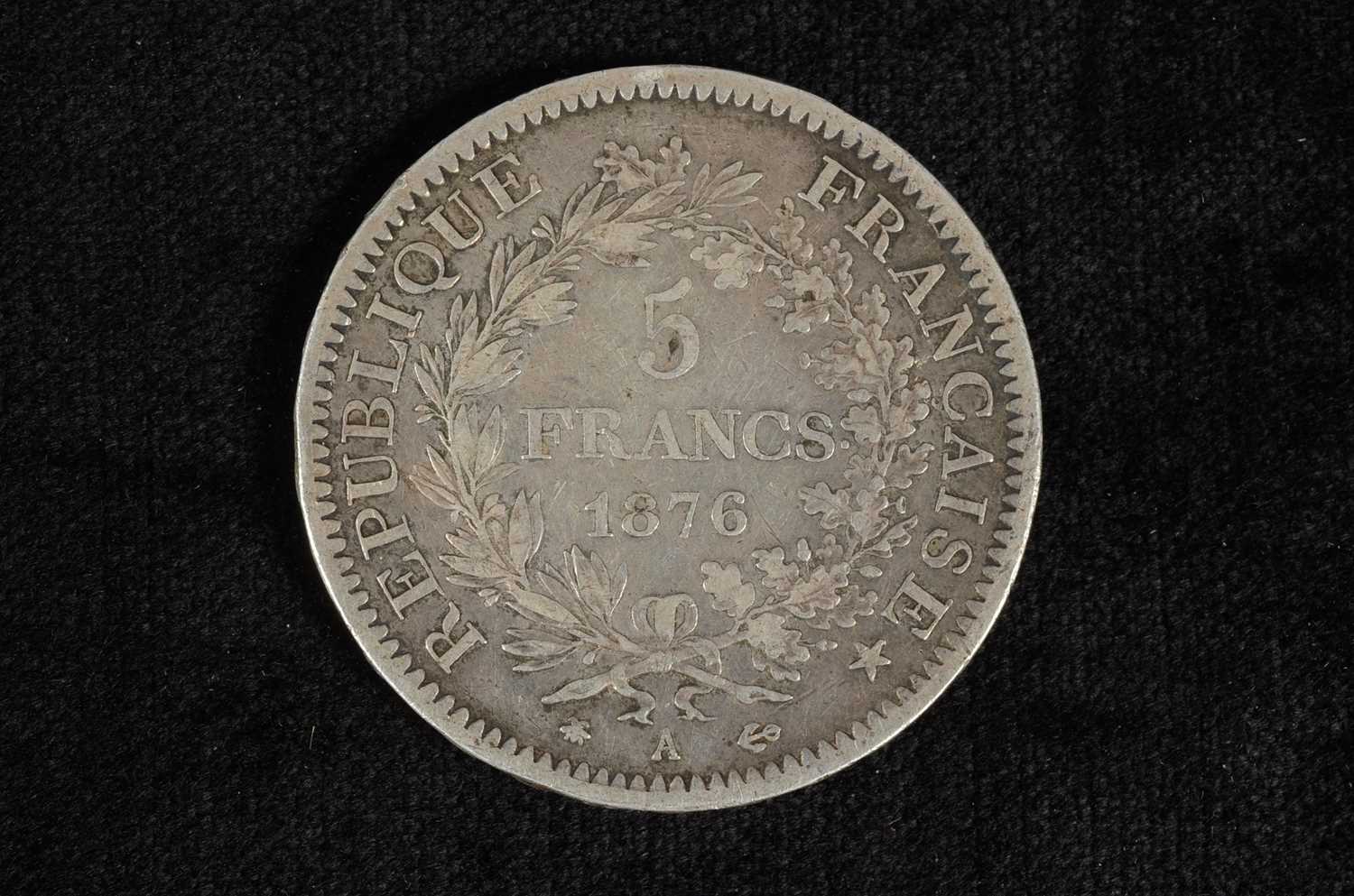 Lot 80 - France  5 Francs silver coin