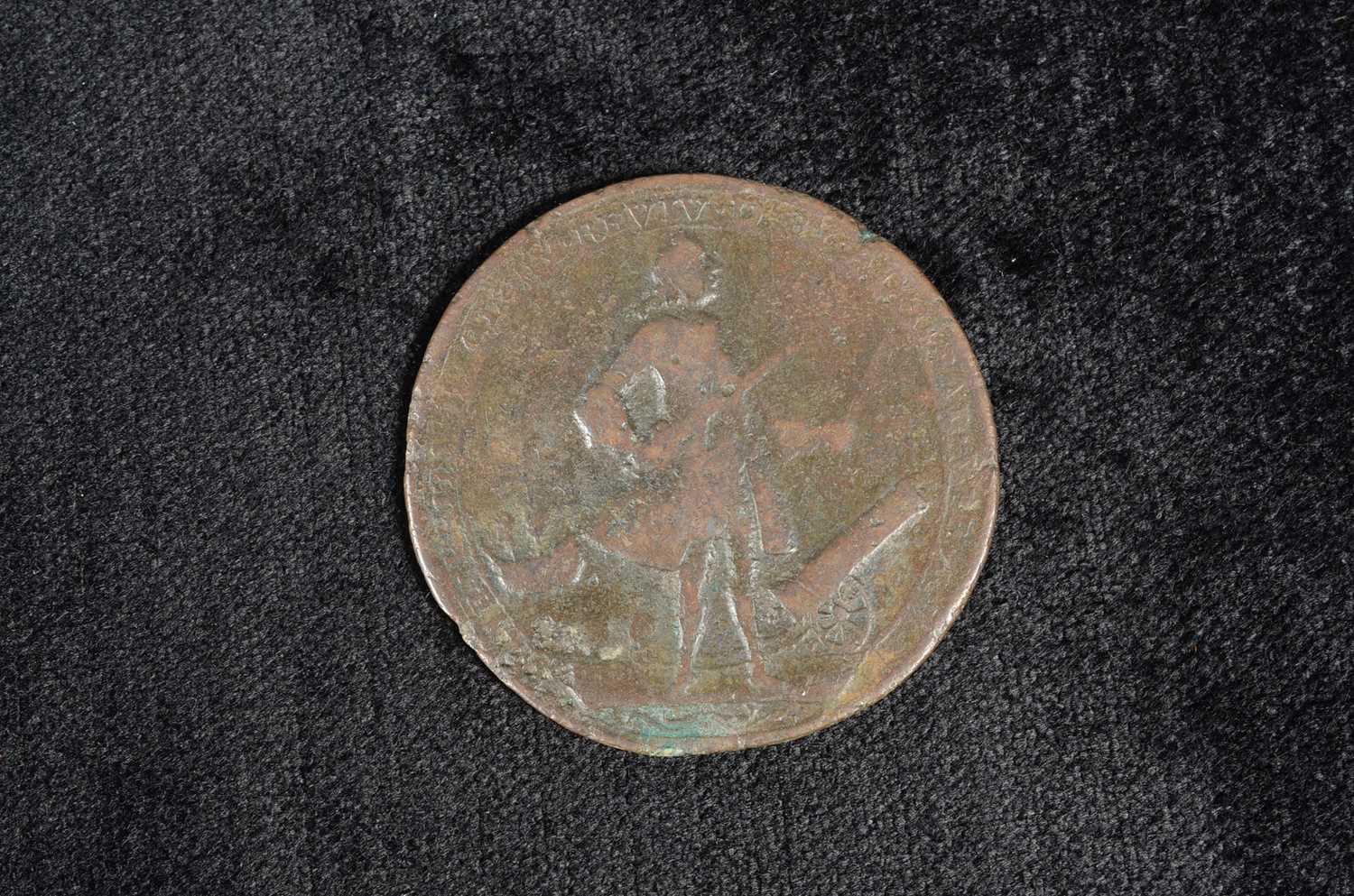 Lot 83 - 1739 British Colonial Bronze medallion
