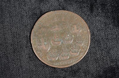 Lot 83 - 1739 British Colonial Bronze medallion