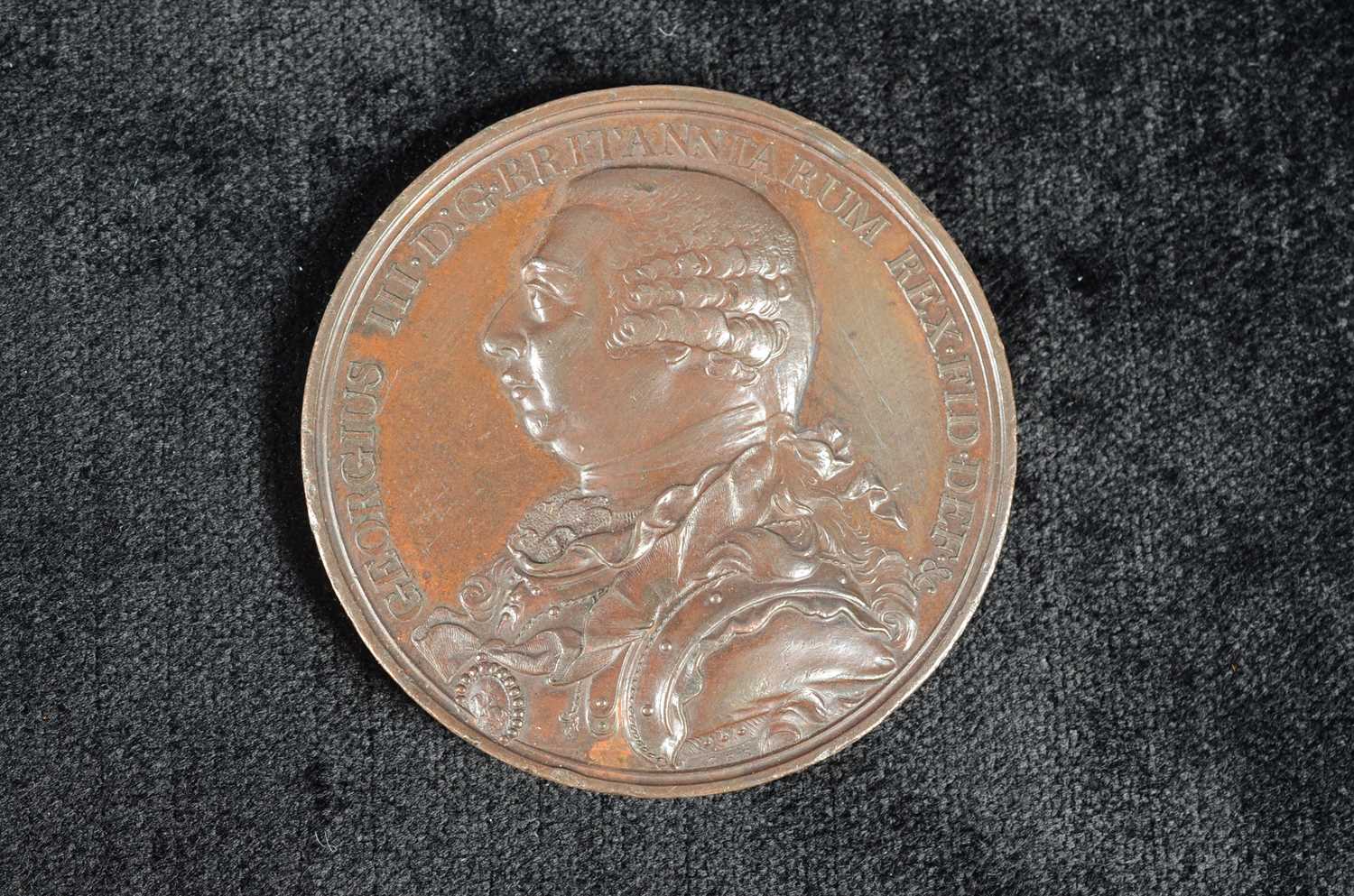 Lot 84 - George III 'Union of Great Britain and Ireland' bronze medal