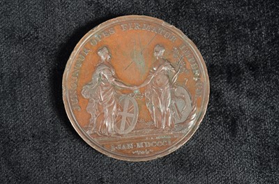 Lot 84 - George III 'Union of Great Britain and Ireland' bronze medal