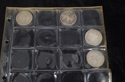 Lot 96 - A collection of thirty nine British silver Half Crowns